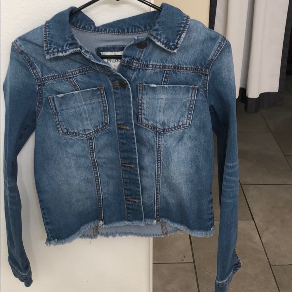 Blue denim jean jacket